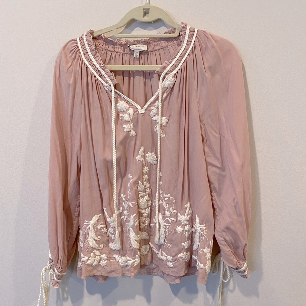 Lucky Brand Embroidered Top